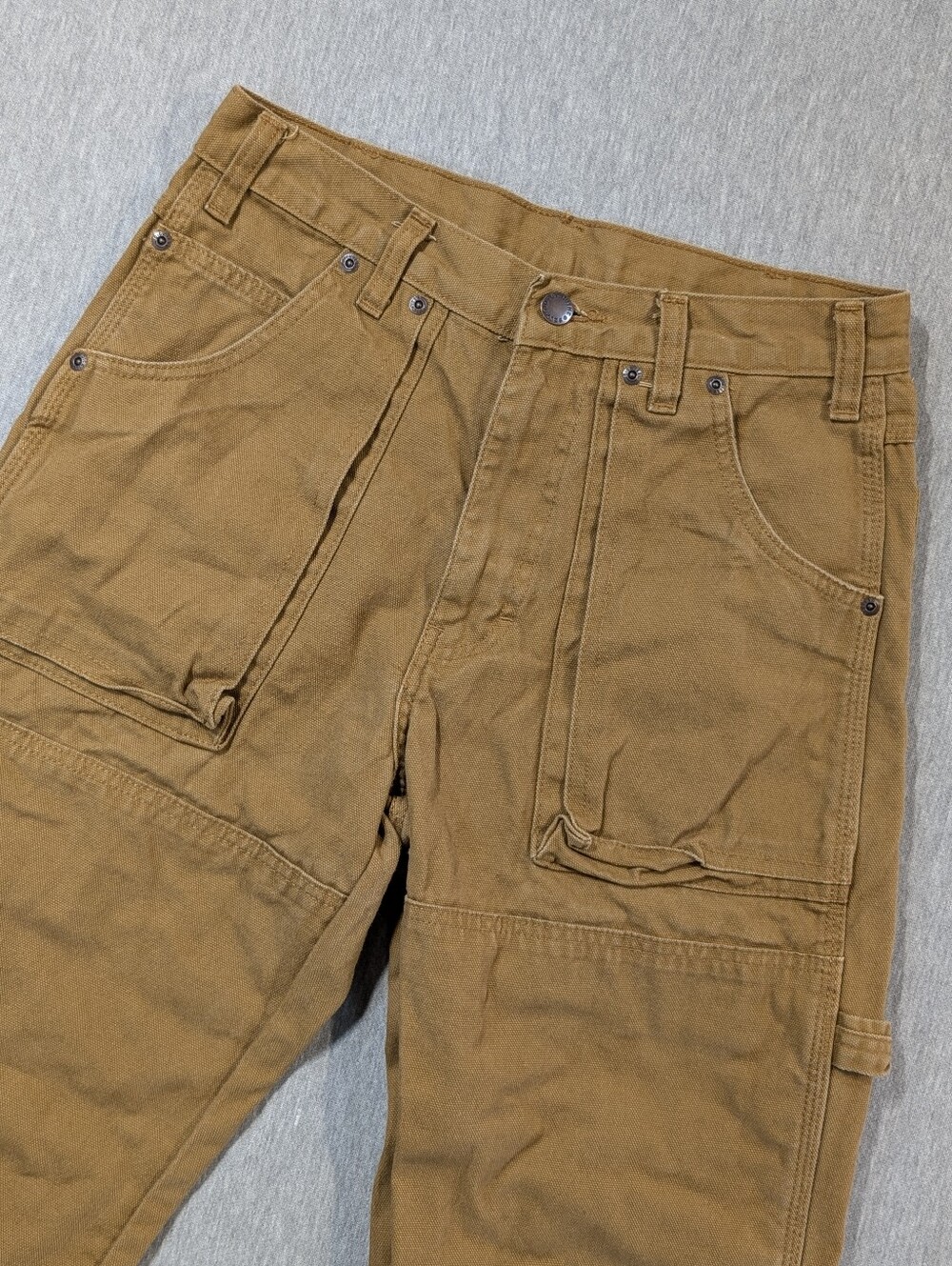 Genuine Dickies Canvas Double Knee Pants Men's 30 X 30 Tan Carpenter
